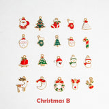 Set of Halloween Charms & Christmas Charms