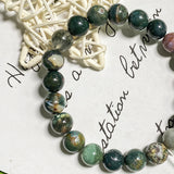 Aquatic agate hand string (random)