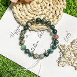 Aquatic agate hand string (random)