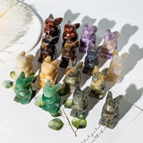 Crystal carving rabbit (random)