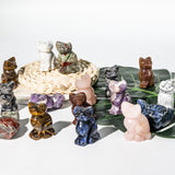 Crystal carving Mini cat (random)