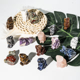 Crystal carving Mini cat (random)