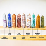 Natural Crystal Tower,Point Tower,Crystal Healing Tower,Energy Crystal Tower,Chakra Crystal Tower
