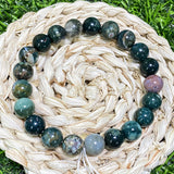 Aquatic agate hand string (random)