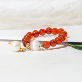 Natural crystal rings Amethyst Tourmaline Moon Stone Carnelian