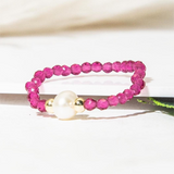 Natural crystal rings Amethyst Tourmaline Moon Stone Carnelian
