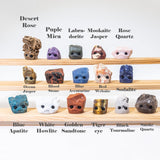 Natural Crystal Hedgehogs, Cute Crystal Animals,Mini Crystal Pets, Pet Rocks, Crystal Guardian Stones,Crystal Gifts