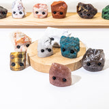 Natural Crystal Hedgehogs, Cute Crystal Animals,Mini Crystal Pets, Pet Rocks, Crystal Guardian Stones,Crystal Gifts